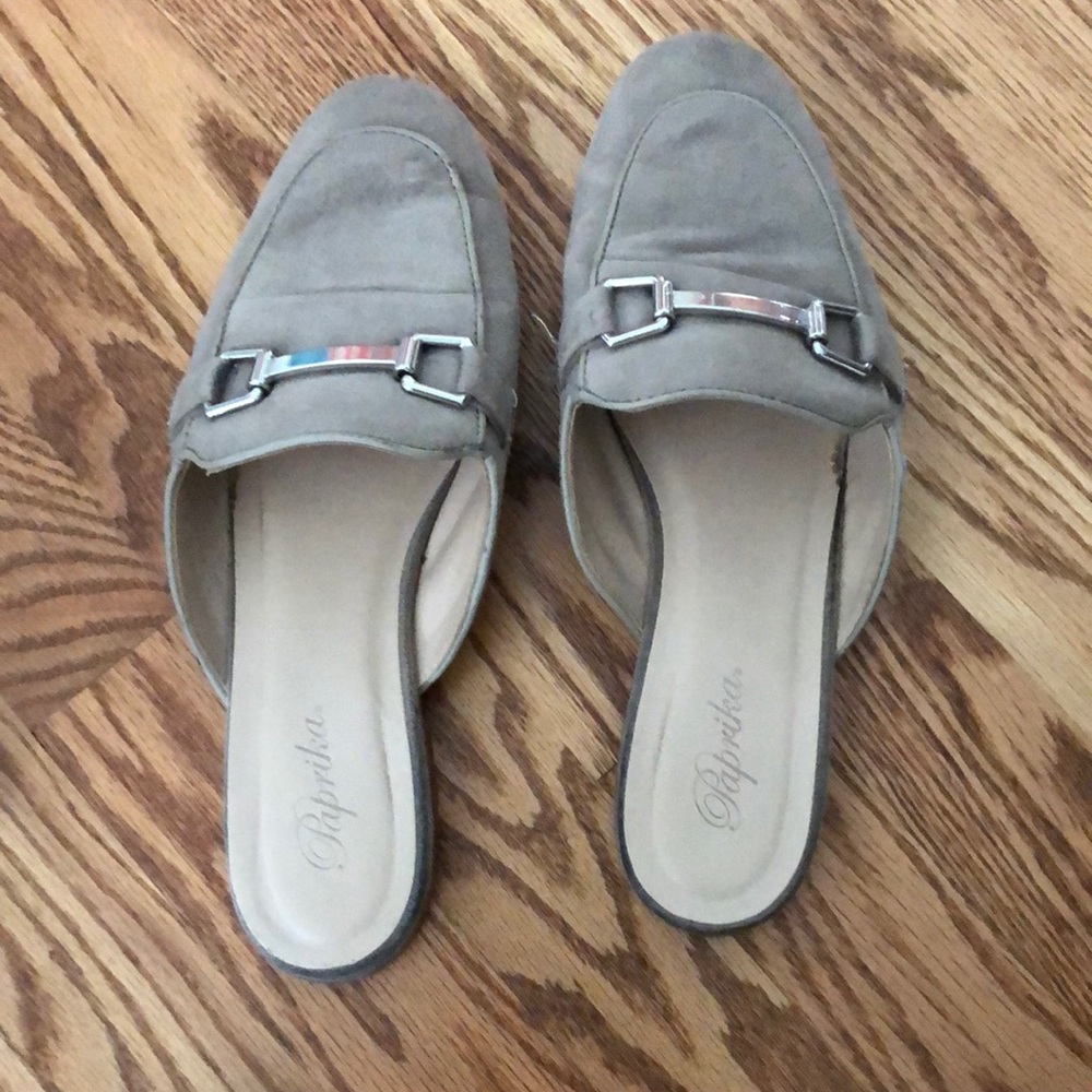 Paprika Suede Slip On Loafers